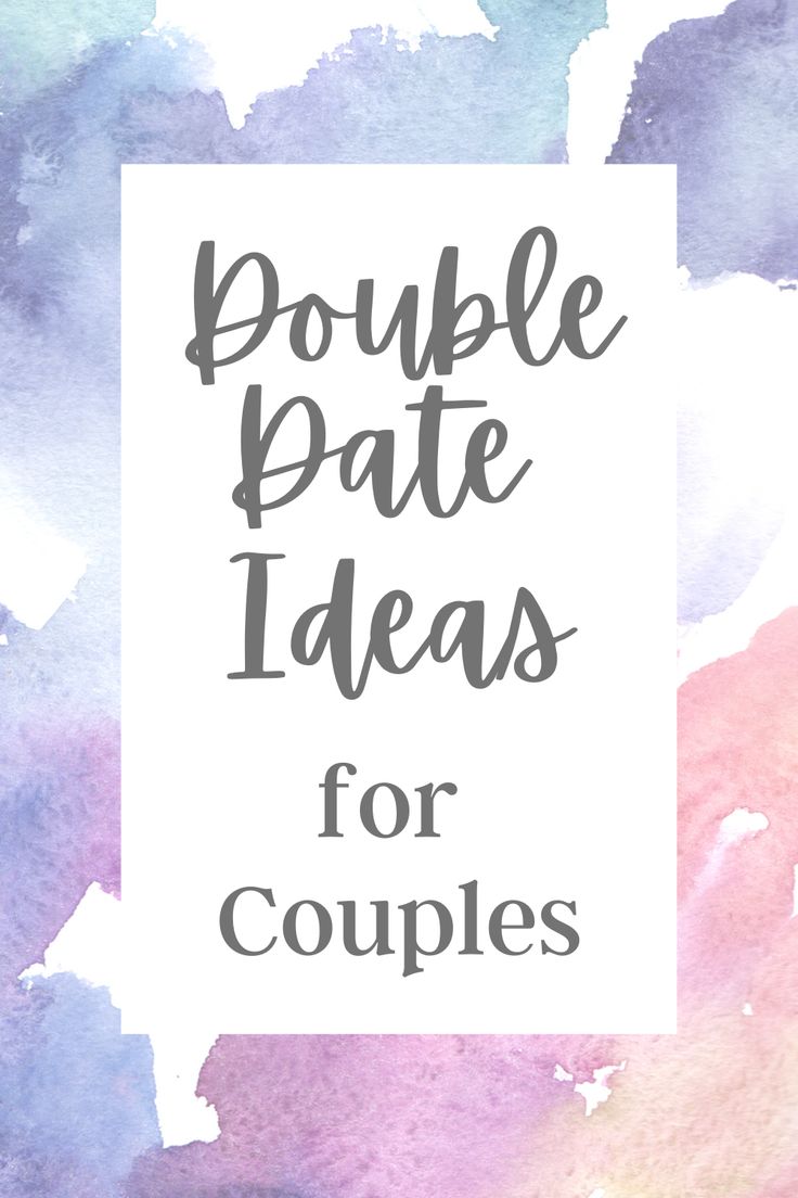 purple and blue watercolor background with the words,'couple date ideas for couples '