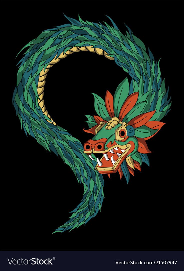 a dragon head with green leaves and red flowers on it's head, in the shape