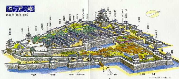 an illustrated map of the ancient city of china