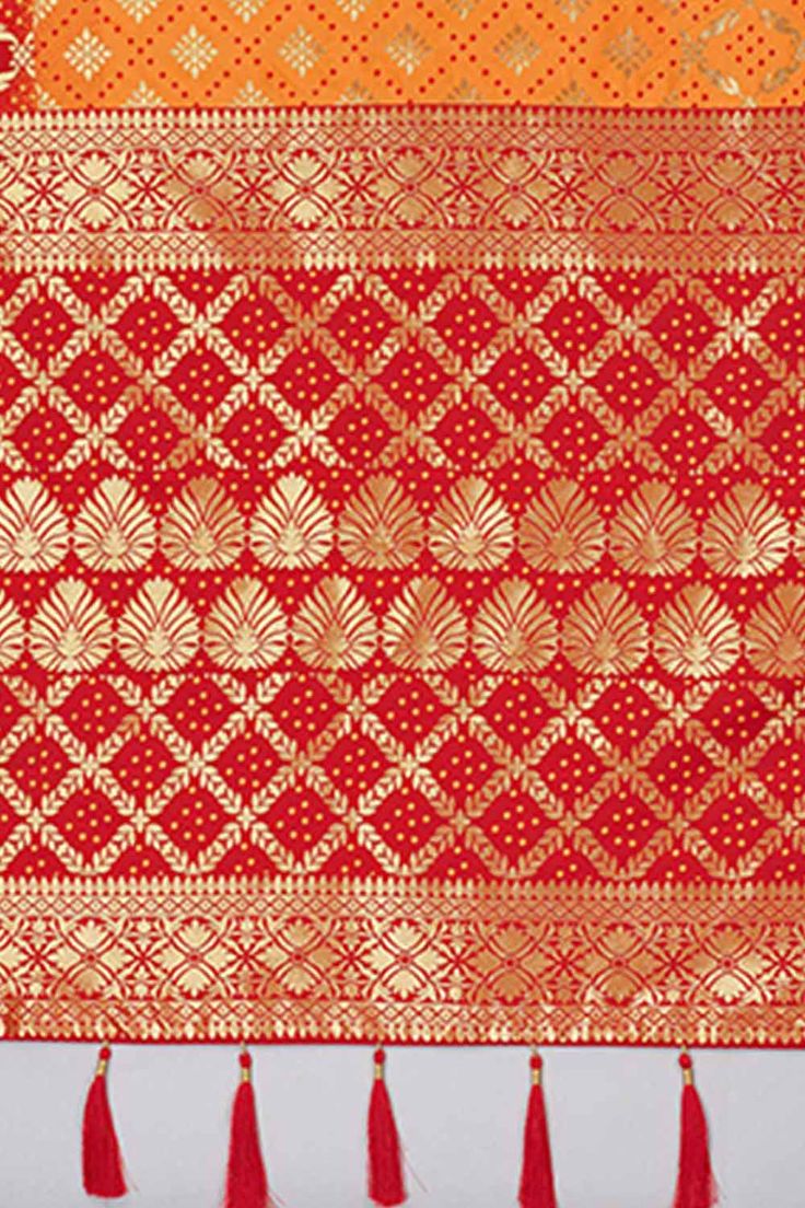 Monjolika fashion presents an outstanding orange and red color silk blend trendy saree will make you look very stylish and graceful. The beautiful weaving work a intensive characteristic of this attire. Comes with matching red color silk heavy embroidered work blouse. Product Features: Saree Color: Orange Blouse Color: Red Saree Fabric: Art Silk Blouse Fabric: Art Silk Saree Work: Woven Blouse Work: Embroidered Saree Length: 5.5 Mtr Blouse Length: 80 Cm Blouse Availability: Yes Package Content: Festive Orange Pre-draped Saree With Zari Weaving, Festive Red Pre-draped Saree With Pallu, Red Art Silk Pre-draped Saree With Self Design, Traditional Red Pre-draped Saree With Zari Weaving, Red Paithani Silk Pre-draped Saree With Pallu, Red Paithani Silk Pre-draped Saree With Cutdana, Festive Orange Blouse Piece With Zari Weaving, Festive Orange Blouse With Zari Weaving, Red Paithani Silk Pre-draped Saree For Diwali