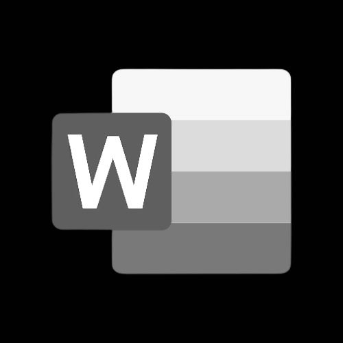 an image of the wordpress logo on a black and white background with a gray rectangle