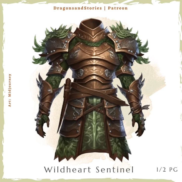 an image of a character from the video game, wildheart sentinel with armor and