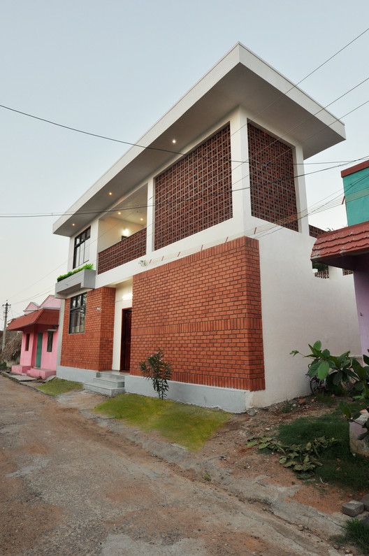 an image of a house that is made out of bricks