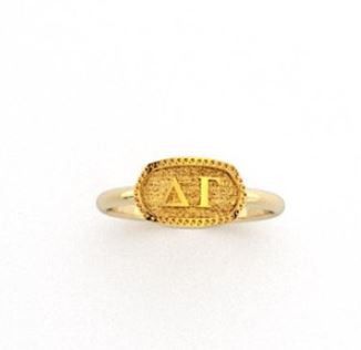 Our Delta Gamma Athena Oval Adjustable Ring is a Gorgeous compliment to our popular Athena Oval necklace. 22K gold plated, adjustable ring designed to fit most all ring sizes from 5-10. Adjustable Gold Engraved Ring, Gold Engraved Adjustable Ring, Adjustable Oval Yellow Gold Initial Ring, Adjustable Oval Initial Ring In Yellow Gold, Dainty Gold Initial Ring Oval-shaped, Dainty Gold Oval Initial Ring, Oval Yellow Gold Initial Ring, Gold Oval Engraved Brass Ring, Adjustable Gold Brass Signet Ring