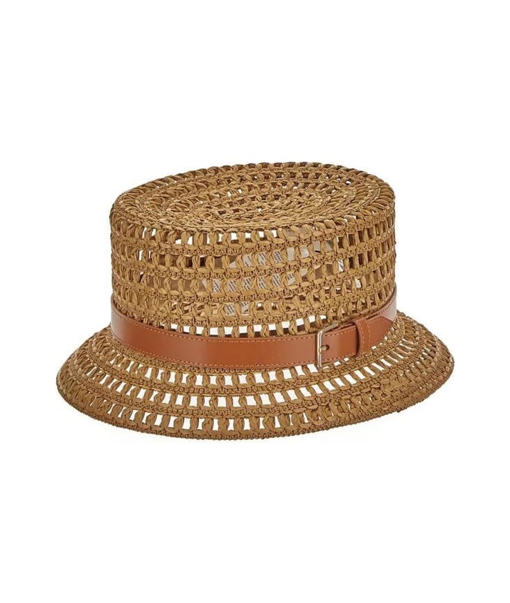 Max Mara Uccio Hat | italist Luxury Braided Straw Hat For Beach, Chic Brown Boater Hat With Short Brim, Chic Brown Panama Hat With Short Brim, Chic Brown Short Brim Boater Hat, Brown Woven Boater Hat With Short Brim, Brown Woven Hat With Short Brim, Chic Brown Hat With Short Brim, Chic Woven Bucket Hat With Short Brim, Classic Brown Bucket Hat With Flat Brim