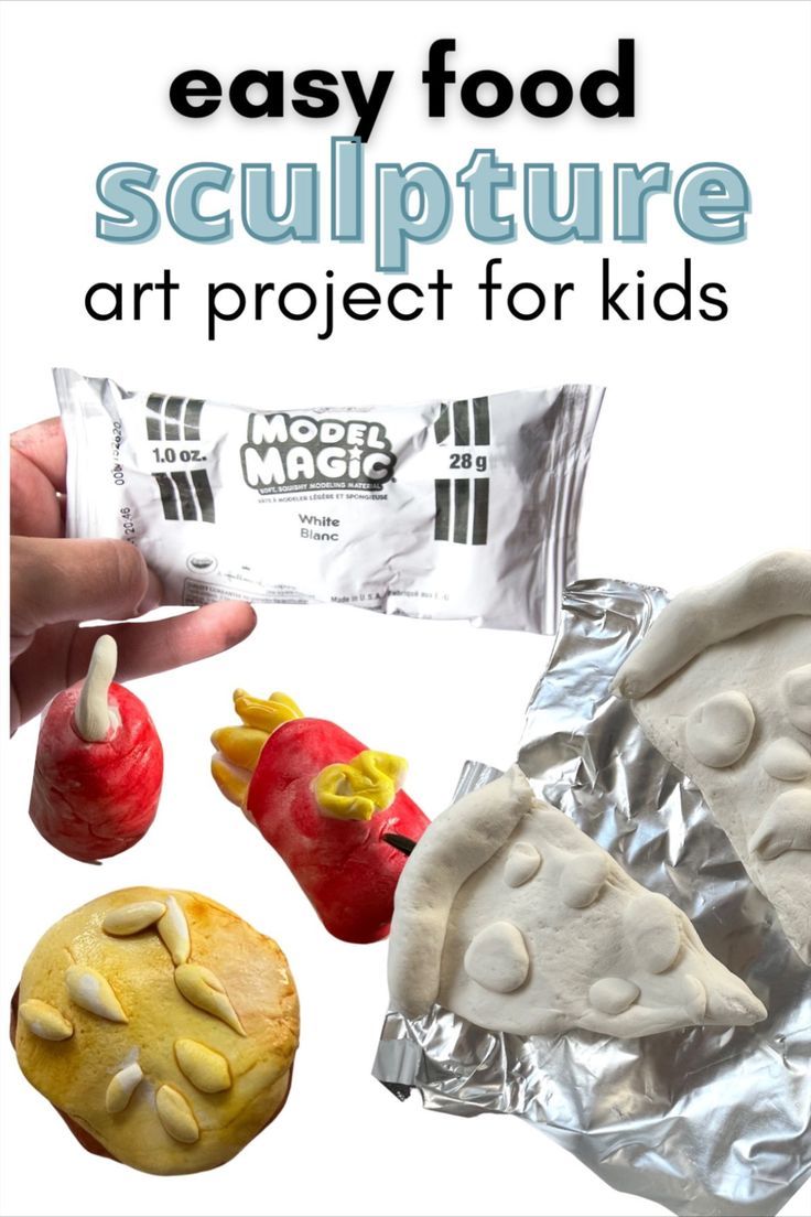 an easy food sculpture art project for kids