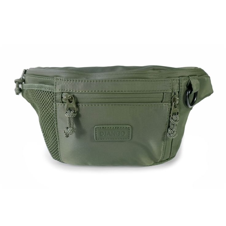 DJANGO Nolita Belt Bag in Olive Green - Modern, sleek, ultra-functional, and dog-friendly nylon fanny pack for everyday outings and adventures - djangobrand.com Multifunctional Belt Bag For Outdoor Activities, Green Belt Bag With Removable Pouch For Outdoor Activities, Multifunctional Belt Bag With Zipper For Travel, Practical Belt Bag With Zipper Pocket For Travel, Practical Chest Bag With Removable Pouch For Outdoor, Modern Outdoor Chest Bag With Pockets, Practical Pouch Belt Bag For Outdoor Activities, Functional Pouch Belt Bag For Outdoor Activities, Practical Nylon Belt Bag For Travel