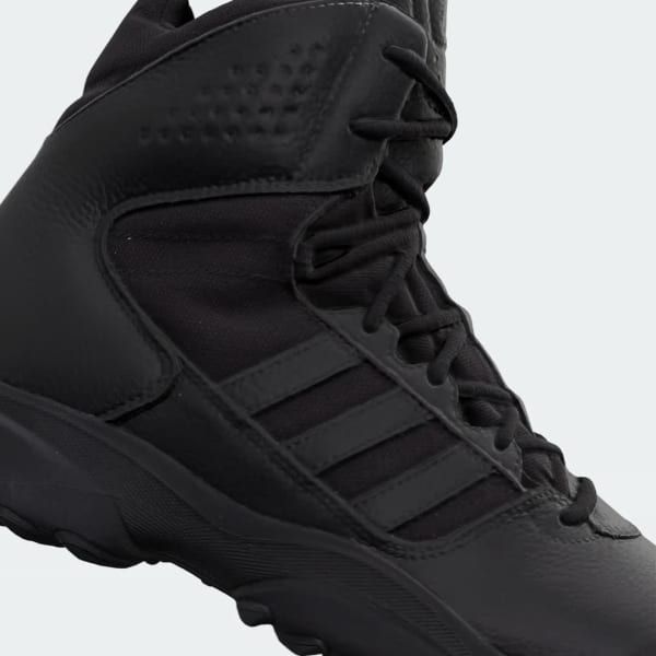 adidas GSG-9.7.E Boots - Black | Free Shipping with adiClub | adidas US Adidas Boots, Household Waste, Fashion Couture, Adidas Online, Cut Design, Black Adidas, Boots Black, Full Grain Leather, Couture Fashion