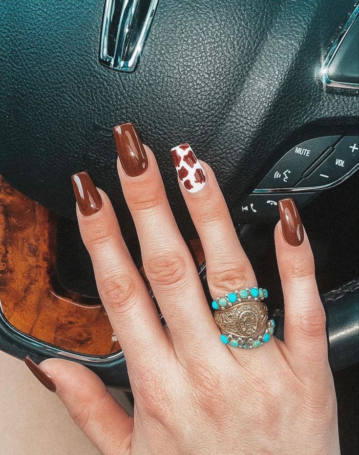 Summer Nails Western, Nail Ideas Western, Western Nail Ideas, Punchy Nails, Country Nail Designs, Nails Western, Country Acrylic Nails, Rodeo Nails, Cowboy Nails