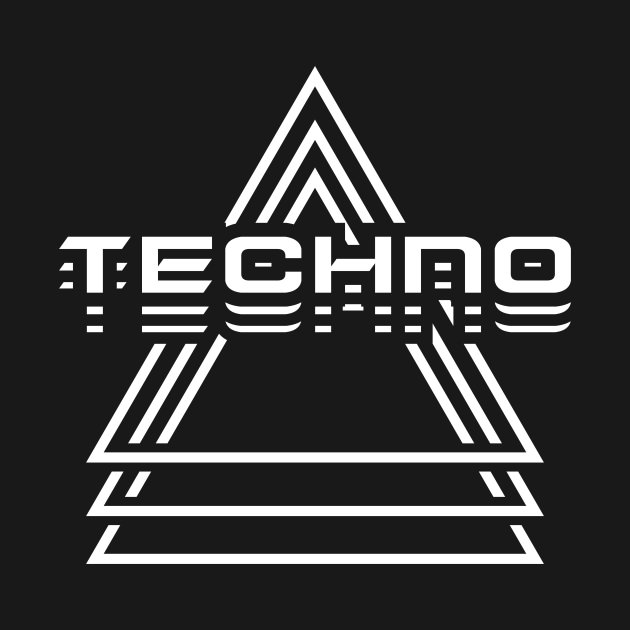 the logo for techno, an electronic music band that has been released in 1994