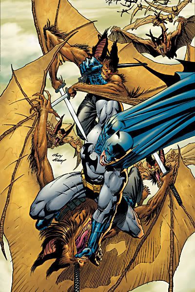 Batman vs Man-Bats from Batman & Son by Grant Morrison and Andy Kubert. Andy Kubert, The Bat Man, Bob Kane, Batman Dark, Arte Dc Comics, Im Batman, Batman Universe, Batman The Dark Knight, Batman Family