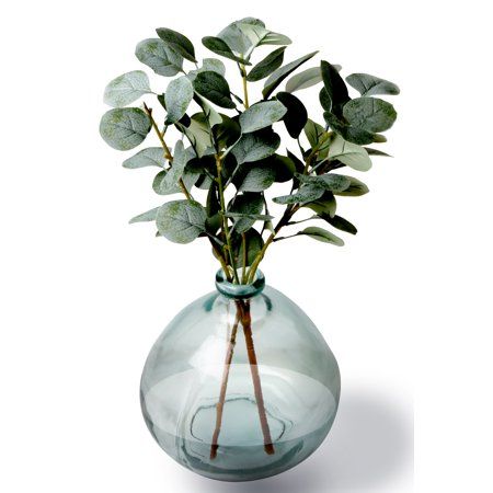 there is a vase with some plants in it