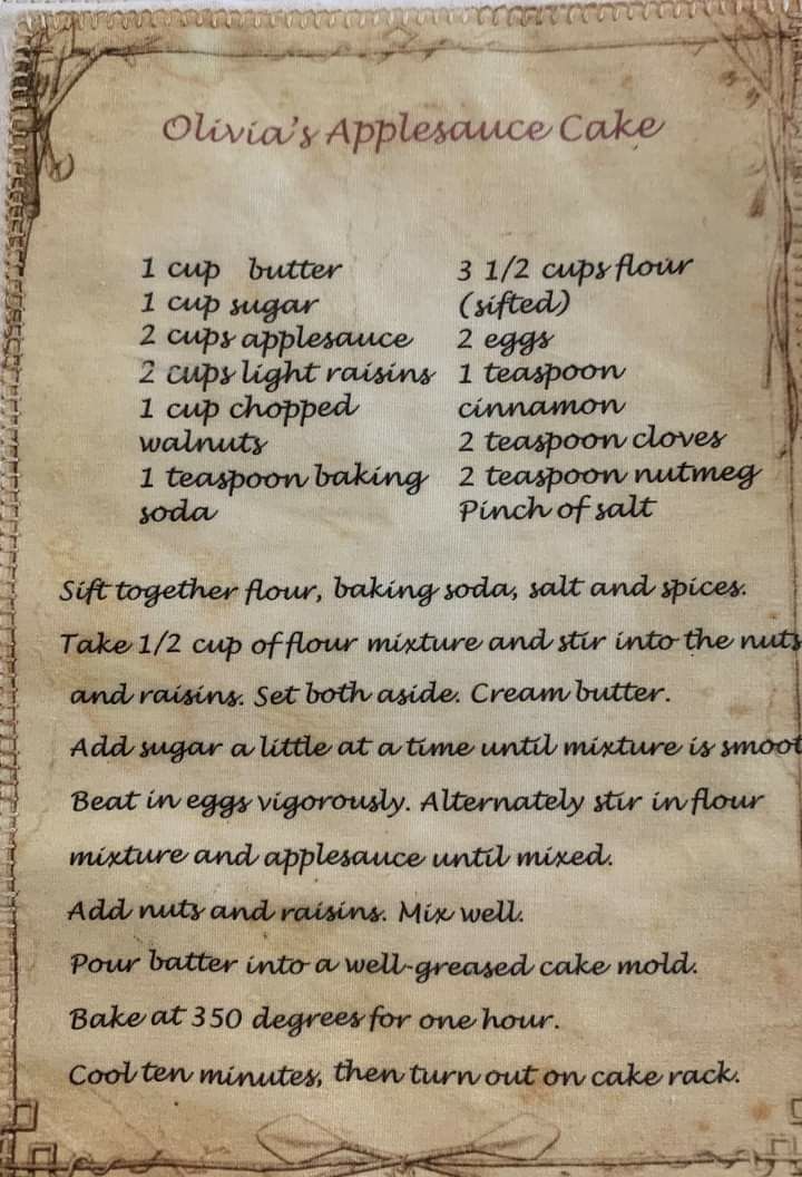 the recipe for an old - fashioned appliance cake