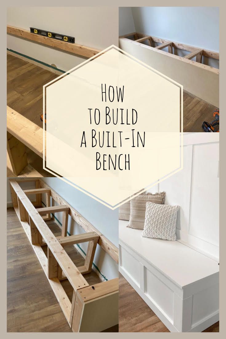 how to build a built in bench