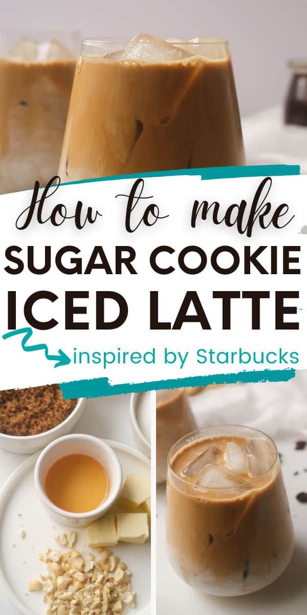 how to make sugar cookie iced latte in 3 easy steps with pictures and instructions