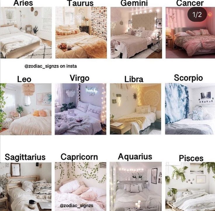 there are many different types of beds in the room