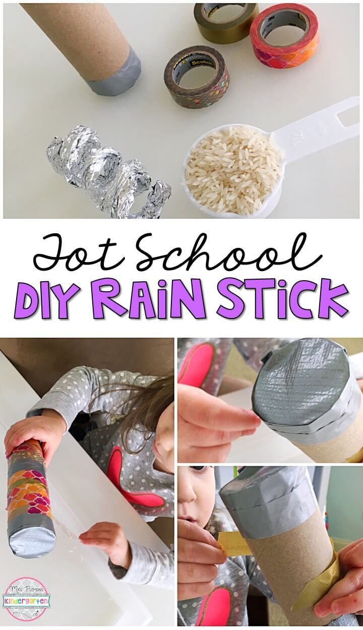 this is a collage of pictures showing how to make diy rain socks for kids