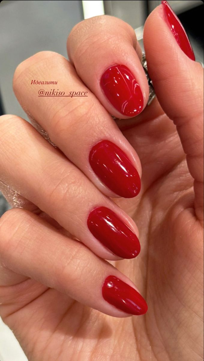 Short Red Almond Nails, Toe Nail Art For Summer, Nail Art For Summer, Red Almond Nails, Foot Nail Art, Art For Summer, Almond Nails Red, Short Red Nails, Red Gel Nails