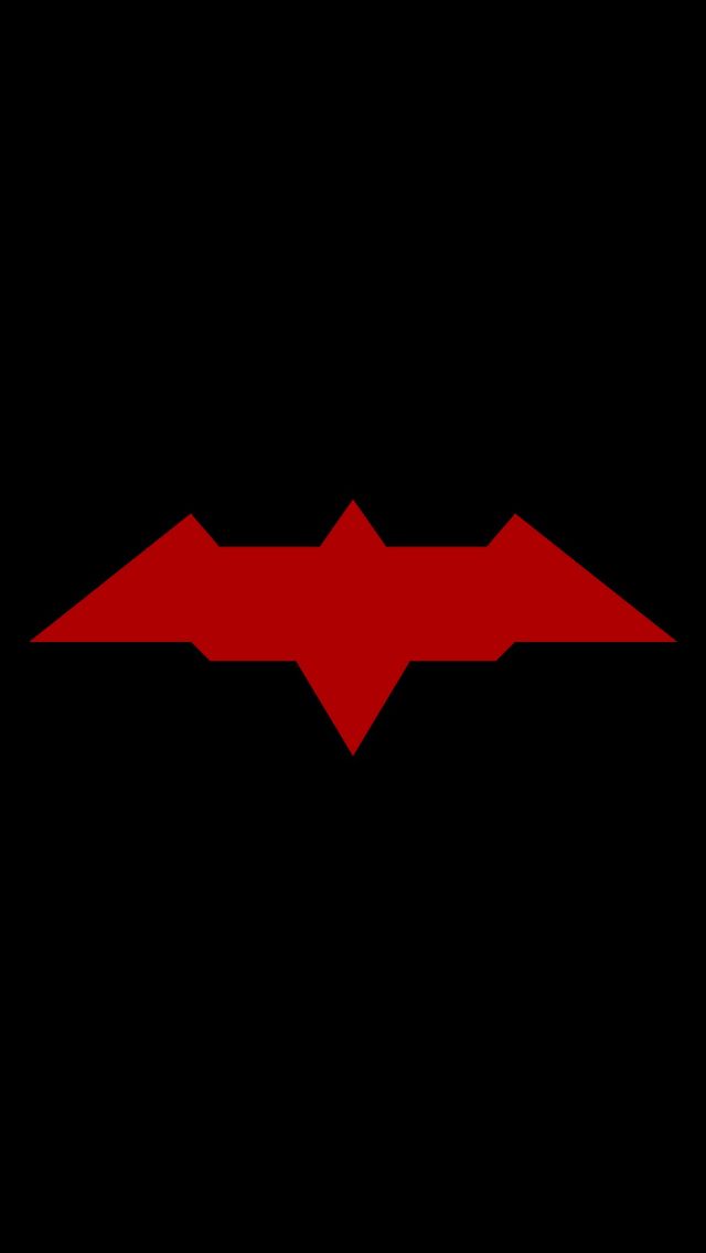 the dark knight rises logo is shown in red and black, as well as an orange bat