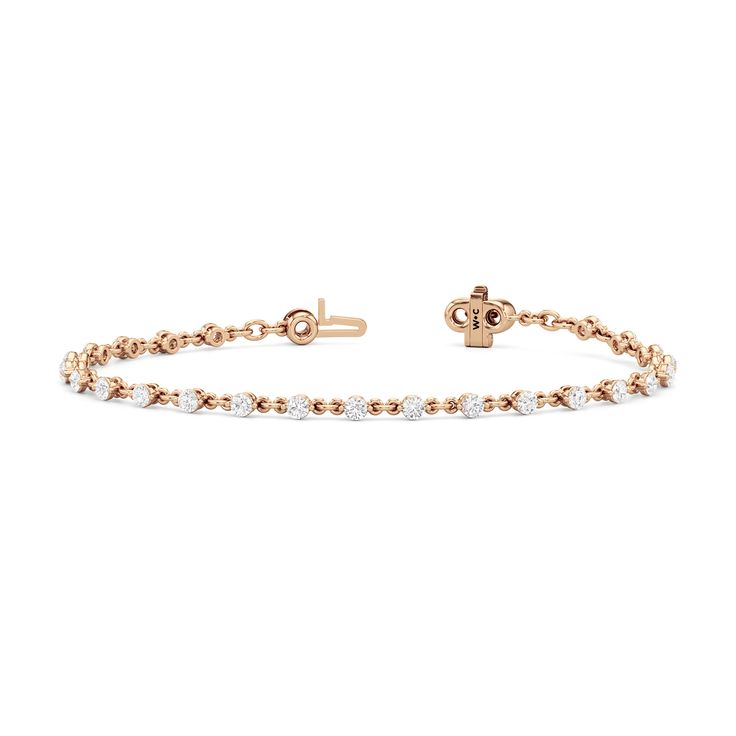 https://embed.imajize.com/284777542 Diamond Chain, Lab Diamonds, Chain Link Bracelet, Link Bracelets, Chain Link, Round Diamonds, Lab, Diamonds, Rose Gold