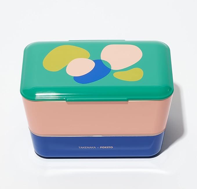 Amazon.com: TAKENAKA POKETO x Bento Box Special Edition Bite Dual from, Eco-Friendly and Sustainable Japanese Style Bento Lunch Box (Pebbles): Home & Kitchen Dry Brush Face, Seaweed Chips, Matcha Mochi, Japanese Lunch, Japanese Bento, Side Sleeper Pillow, Lunch Containers, Marie Kondo, Matcha Powder