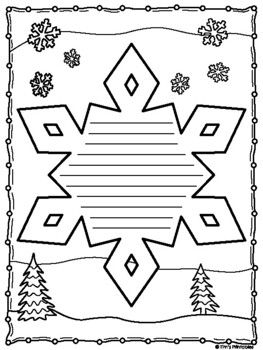 a snowflake is shown in black and white with the words winter on it