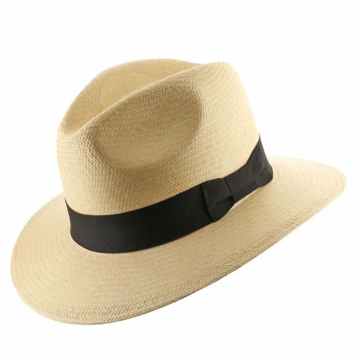 With the Fedora Safari atop your head, you will look distinguished, sophisticated, yet still casual. Designed for golfers, business, pleasure, or formal occasions, this topper will take you thru the long, winding, path from day to night. The Fedora Safari keeps you cool on those long, hot summer nights that you wish would never end. The special sweatband keeps you and your Fedora Safari dry. Fashionable for both men and women. Each Ultrafino Panama hat is a real work of art. All are hand made an Elegant Solid Color Panama Hat For Summer, Elegant Solid Panama Hat For Summer, Elegant Fitted Panama Hat For Travel, Classic Short Brim Hat For Workwear, Classic Wide Brim Hats For Workwear, Classic Wide Brim Work Hats, Classic Wide Brim Workwear Hat, Elegant Fitted Hats For Travel, Chic Formal Panama Hat With Curved Brim