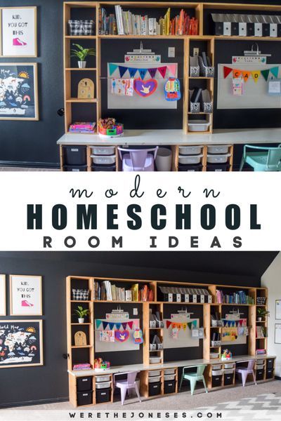 home school room ideas Modern Homeschool Room, Home Learning Space, Kids Homework Room, Diy Homeschool, Homeschool Room Ideas, Homeschool Room Decor, Learning Inspiration, Homeschool Room Design, Homeschool Room Organization