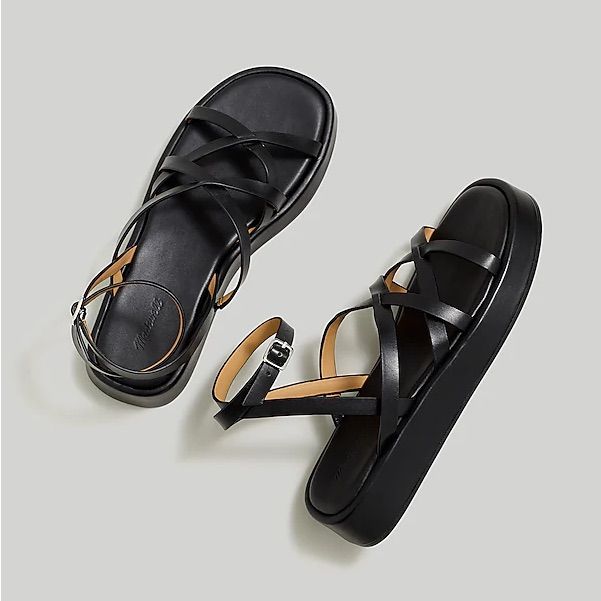 Size: 7.5 Color: True Black Condition: Nwot Made Of Smooth Leather, These Strappy Sandals Have An Open Square Toe And Raffia-Wrapped Flatform Sole. Complete With Our Mwl Cloudlift Lite Padding, They're Ones To Wear All Day Long. Upper: 100% Leather. Lining: 100% Leather. Outersole: 100% Rubber. Do Well: Leather Sourced From A Tannery That Was Certified By The Leather Working Group (Lwg), An Organization That Works To Promote Sustainable Environmental Practices In The Leather Industry. Imported. Beach Preppy, Comfy Sandals, Leather Industry, Sandals Outfit, Madewell Shoes, Flatform Sandals, Black Leather Sandals, Comfortable Sandals, Sandals Summer