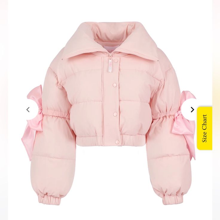 Nwot New Without Tags! 2xl Size! Pink Marshmallow, Pink Marshmallows, Luxurious Interior, Cropped Puffer Jacket, Pink Drinks, March 2023, Lucky Charms, Pink Princess, Girly Outfits