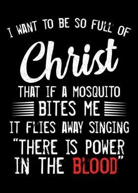 a black and white poster with the words, i want to be full of christ that if