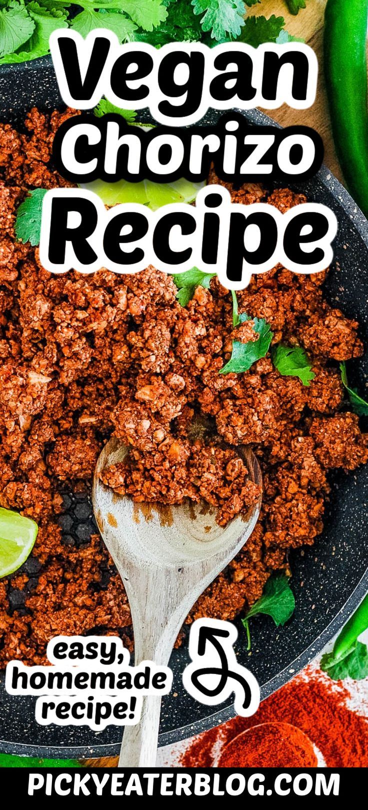 This vegan chorizo recipe is the best! Super flavorful and full of protein, this easy recipe is a great way to make traditional plant-based chorizo. Made with crumbled firm tofu, tomato paste, paprika, and chili powder, you will love this chorizo sausage that is perfect for taco night, breakfast burritos, burrito bowls, and so much more! Veggie Chorizo Recipe, Vegan Chorizo Recipes Dinners, Soy Chorizo Recipes, Chorizo Recipes Dinner, Chorizo Recipe, Vegan Chorizo, Homemade Tofu, Vegan Burrito, Chorizo Recipes