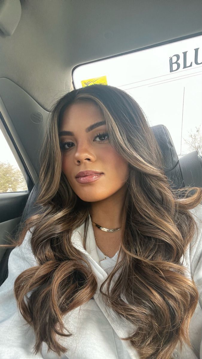 Black Hair Balayage, Brown Hair Looks, Brown Hair Inspo, Brunette Hair With Highlights, Dark Hair With Highlights, Brunette Balayage Hair, Brown Hair Balayage, Balayage Brunette, Brown Blonde Hair