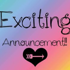 the words exciting are written in black on a multicolored background with an arrow