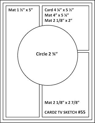 a diagram showing the size and width of a circle, with measurements for each section