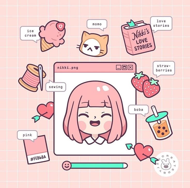 Sweet Graphic Design, Cute Infographic Design, Kawaii Graphic Design, Kawaii Graphics, Cute Graphic Design, Cute Games, Graphic Design Fun, Kawaii Stickers, Kawaii Art