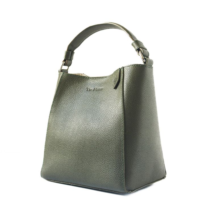 Experience the luxurious feel of cowhide pebbled leather with our Yaya Bucket Bag. Perfectly sized for all-day wear, this bag offers a versatile design that can be dressed up or down. Stay organized with its functional interior, including two wall pockets for your essential items. Whether worn as a crossbody or by the top handle, the Yaya Bucket Bag is the ideal companion for your day. BONUS STYLE TIP: Mix and match it with our Mai Woven Straps Elegant Green Satchel Hobo Bag, Timeless Pebbled Leather Office Bag, Elegant Shoulder Bag In Pebbled Leather, Elegant Pebbled Leather Shoulder Bag With Soft Leather, Elegant Green Top Handle Hobo Bag, Luxury Green Bag With Smooth Grain, Luxury Textured Leather Hobo Bag For Daily Use, Elegant Soft Pebbled Leather Shoulder Bag, Office Bag In Soft Pebbled Leather