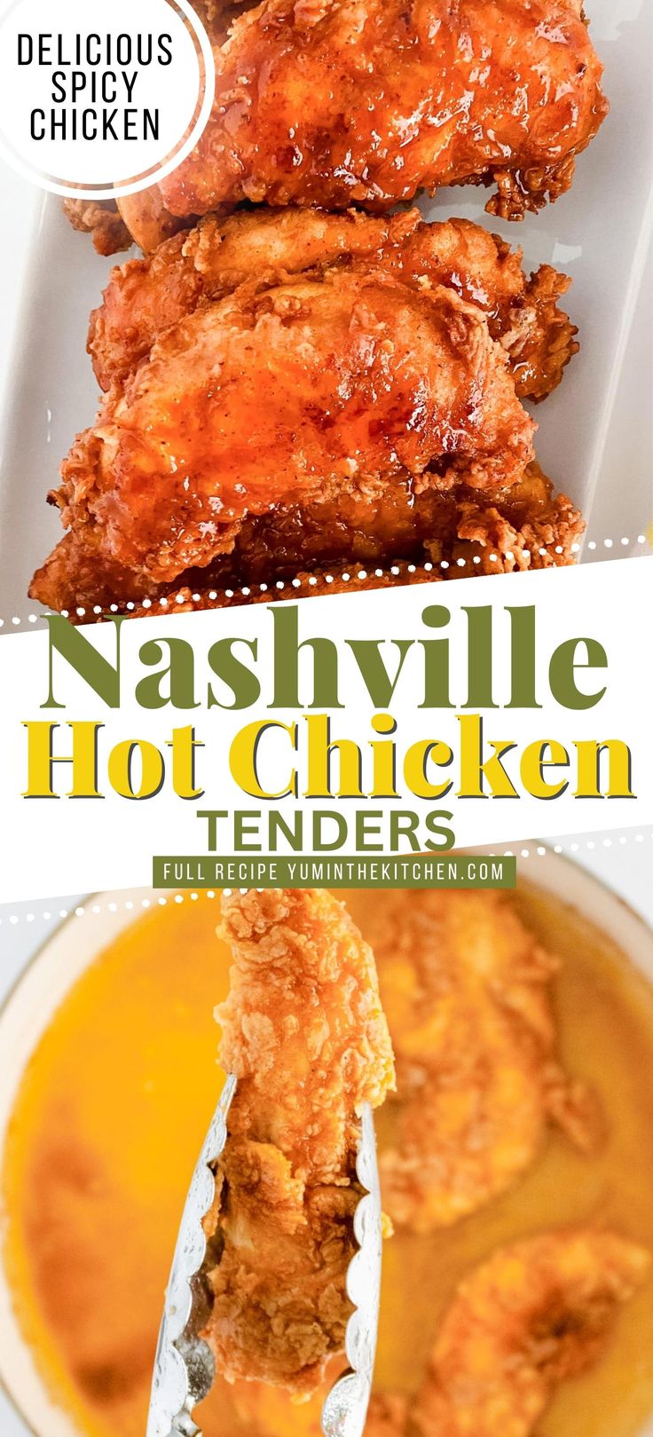 the cover of nashville hot chicken tenders