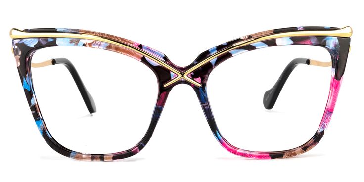 These beautiful eyeglasses are perfect for wearing every day or keeping them handy as a back-up pair when you want to add a little color to your outfit. Made from premium materials, with unique metal decorations, this cat-eye frame is extremely durable. How To Fix Glasses, Butterfly Glasses, Colorful Glasses, Chic Glasses, Metal Decorations, Rainbow Sunglasses, Geometric Light, Beautiful Glasses, Tortoise Glasses