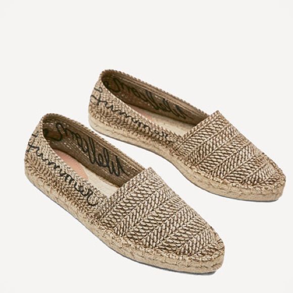 Welcome Summer As Side Slogan... Love Casual Cool Texture Of Raffia... Euro Size 39(8), 36(6) Chic Brown Straw Espadrilles, Trendy Beige Espadrilles With Woven Sole, Casual Natural Color Straw Espadrilles, Beige Straw Casual Espadrilles, Casual Beige Straw Espadrilles, Casual Straw Espadrilles, Casual Natural Straw Espadrilles, Casual Closed Toe Straw Espadrilles, Beige Slip-on Straw Espadrilles