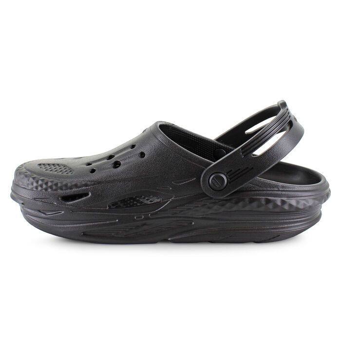 Crocs Off Grid Clog Durable Sports Clogs With Round Toe, Functional Closed Toe Clogs With Arch Support, Functional Clogs With Cushioned Footbed, Durable Sports Clogs, Functional Slip-resistant Round Toe Sandals, Functional Closed Toe Clogs With Cushioned Footbed, Durable Synthetic Clogs For Outdoor Activities, Breathable Sports Clogs With Round Toe, Closed Toe Synthetic Clogs For Sports