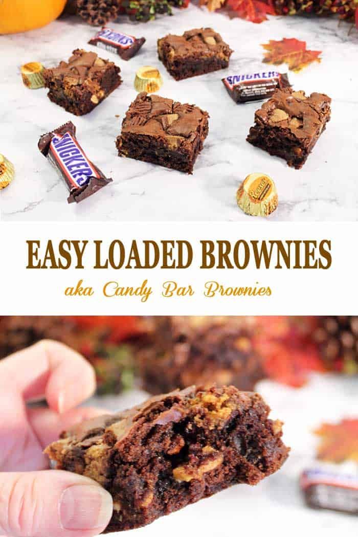 easy loaded brownies are the candy bar's most favorite desserts for fall