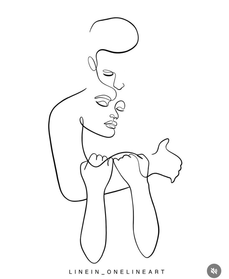 a line drawing of a man with one hand on his chest