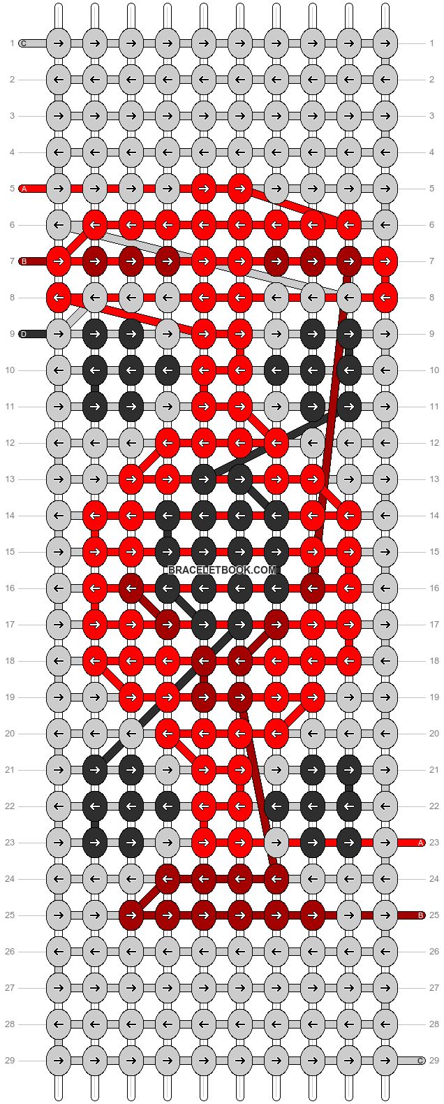 an image of a red and black pattern