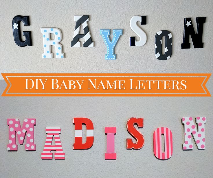 the word grayson is made up of different types of letters