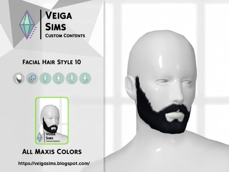 a white mannequin with a black beard and mustache