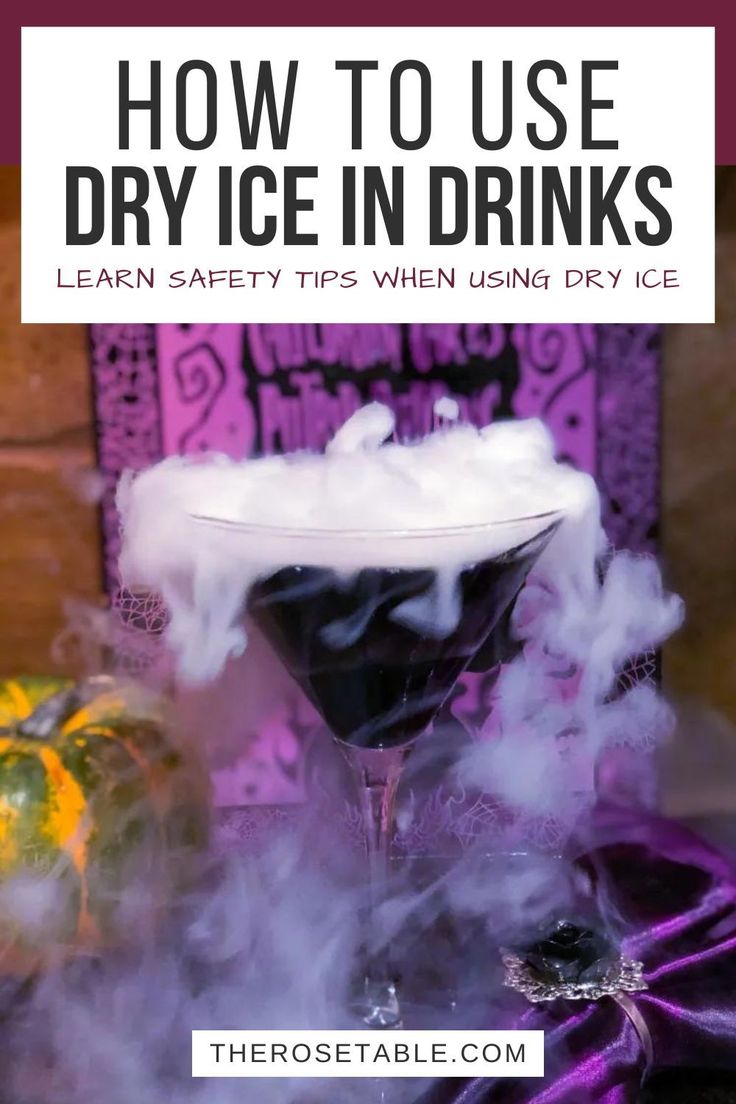 I was always terrified of using dry ice but I did a ton of research before my Haunted Mansion-themed Halloween party and now can confidently use dry ice in cocktails for years to come. I was frustrated that it took me so many years to figure out how easy it is to use and handle so I’ve compiled everything I wish I’d known for you here. Smoky Drinks For Halloween, Dry Ice Cocktails Beautiful, Dry Ice Kids Drink, Smokey Drinks For Halloween, Halloween Drinks Alcohol Dry Ice, Halloween Dry Ice Punch, Halloween Party Dry Ice, Ghost Themed Cocktails, Dry Ice Drinks Cocktails