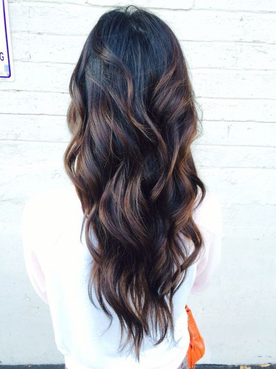 40+ Gorgeous Balayage on Black Hair Ideas Trending in 2022 3 Platted Hair, Balayage Hair Dark Black, Ombre Hair Color For Brunettes, Mermaid Waves, Black Hair Balayage, Tousled Hair, Balayage Hair Dark, Black Hair With Highlights, Fall Hair Color For Brunettes