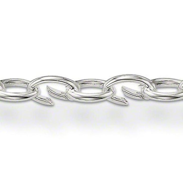 Thomas Sabo Sterling Silver Glam & Soul Bracelet is an elegant, high shine 925 sterling silver bracelet. This click bracelet with multi-click clasp allows you to attach eyelet pendants to every second link The bracelet is 0.9cm in width and 7," long. Extenders are available for extra length, or can be removed for smaller wrist 925 Sterling Silver Size : Medium. Signature Packaging Modern Sterling Silver Bracelet With Cable Chain, Modern White Gold Link Charm Bracelet, Sterling Silver Bracelet With Cable Chain In Silver, Silver Cable Chain Sterling Silver Bracelet, Sterling Silver Cable Chain Bracelet In Silver, Link Sterling Silver Bracelet In White Gold, White Gold Oval Link Chain Bracelet With Lobster Clasp, Formal Sterling Silver Bracelet With Cable Chain, Formal Sterling Silver Cable Chain Bracelet