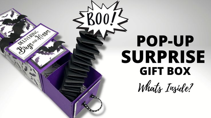 the pop up surprise gift box is open